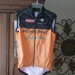 Breakaway Orange and Black Cycling Vest